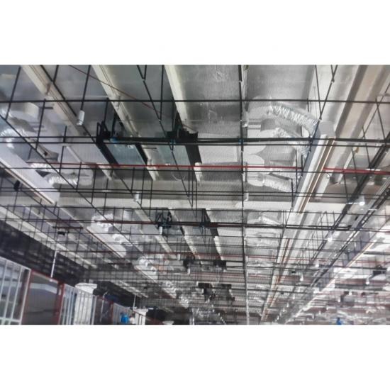 ติดตั้งท่อส่งลม - ขายส่งอะไหล่แอร์โรงงาน แอร์ชิลเลอร์ - วิศวะแอร์เอชแวค